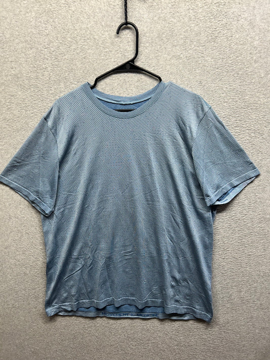 Lululemon Metal Vent Tech Short Sleeve Size 2XL Blue