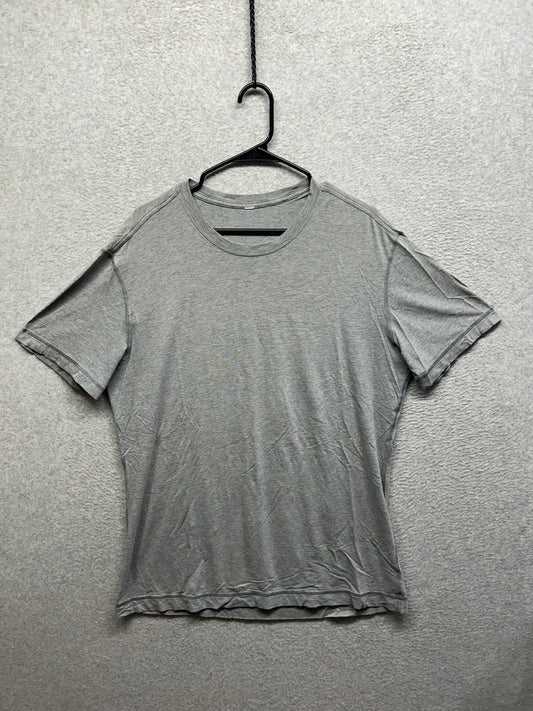 Lululemon Fundamentals Short Sleeve Shirt Size 2XL Gray