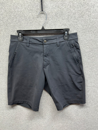 Lululemon Commission Short Slim Warpstreme 9" Size 28 Obsidian