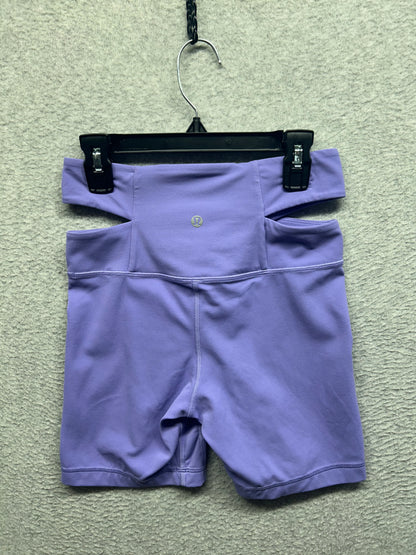 Lululemon Align Cut-Out High-Rise Short 6" Size 4 Dark Lavender