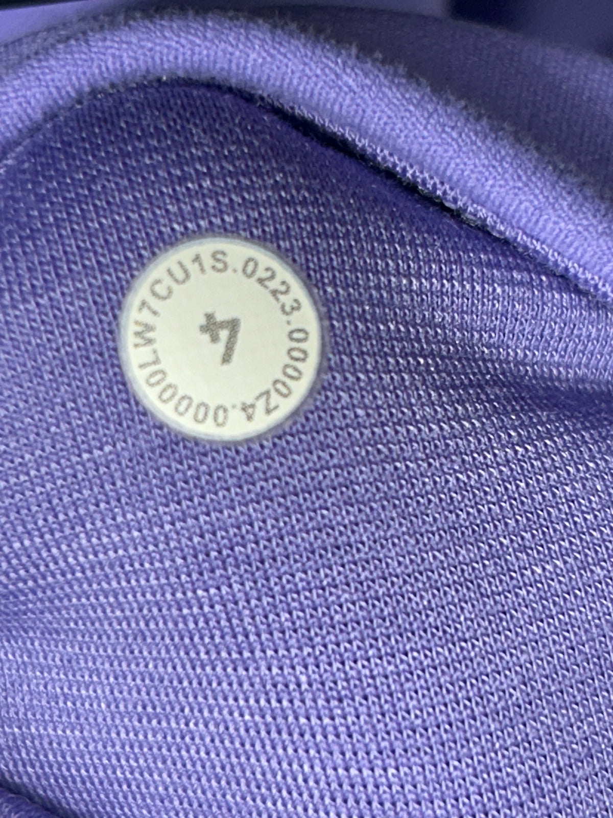 Lululemon Align Cut-Out High-Rise Short 6" Size 4 Dark Lavender