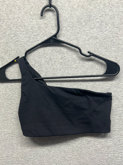 Lululemon Ribbed Nulu Asymmetrical Yoga Bra Size 6 Black